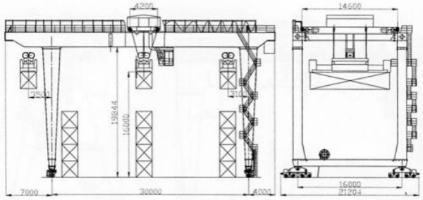 MGU型集裝箱門(mén)式起重機(jī) MGU型集裝箱門(mén)式起重機(jī)